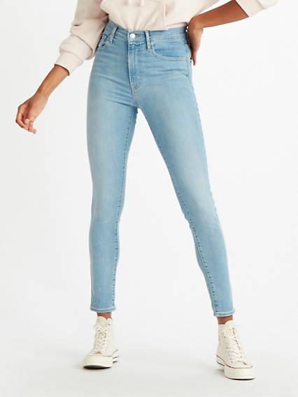 levi's mile high super skinny blue