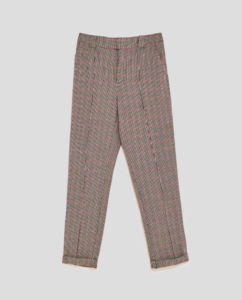 Pantaloni Chino A Quadri