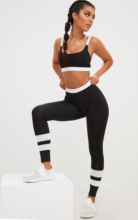 Black Contrast Leggings