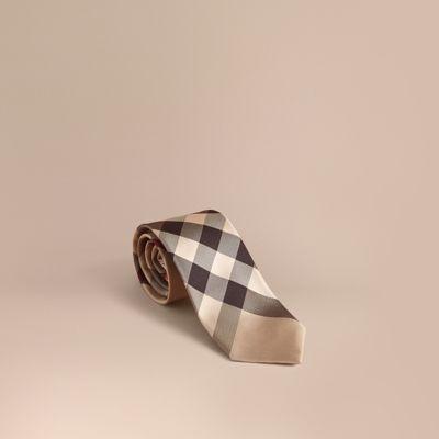 Corbata De Pala Moderna En Seda Con Motivo A Cuadros (new Classic Checks) - Hombre | Burberry