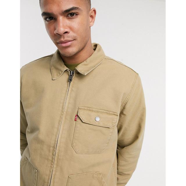 Levi's Thermore Lined Waller Worker Jacket In Harvest Gold-beige 