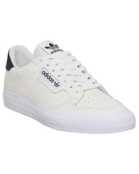 adidas continental vulc off white