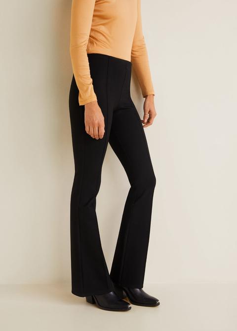 Mango flared outlet legging