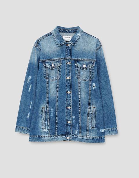 Long Oversized Denim Jacket