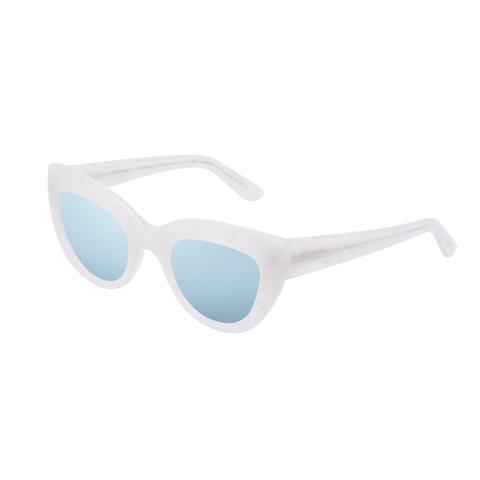 Gafas De Sol Hawkers White Pearl Clear Blue Hyde X Con Lente Azul