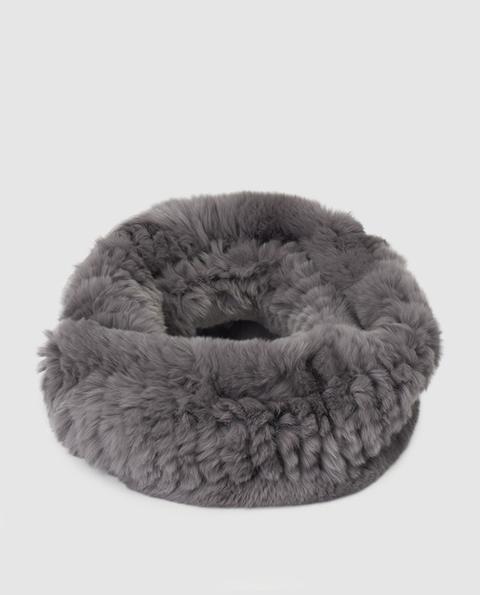 Neva Furs - Cuello De Pelo Natural En Gris