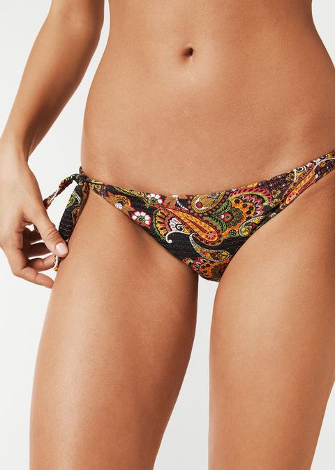 Braguita Con Cierre Lazos Bikini Carla