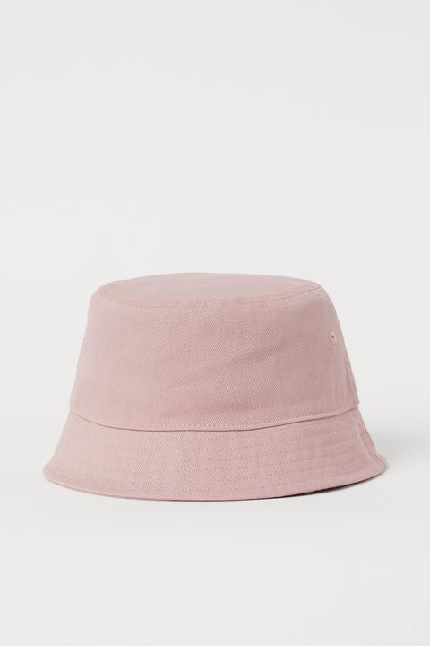 Sombrero Bucket De Algodón - Rosa
