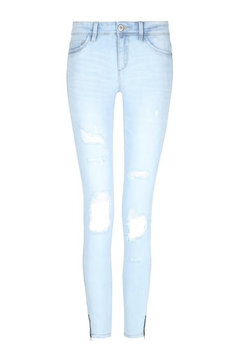 Jeans Skinny Con Zip Chiari