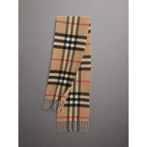 The Mini Classic Check Cashmere Scarf