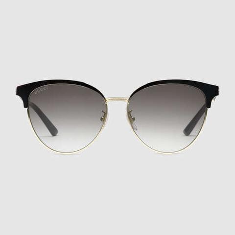 Gafas De Sol Cat-eye De Acetato Y Metal