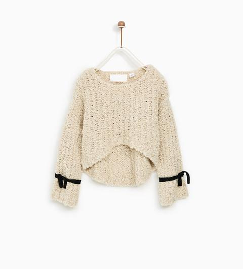 Pullover Crop Nastri