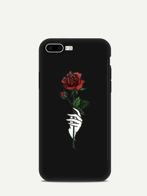 Estuche Rose Print Para Iphone