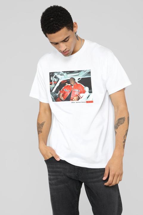 Notorious Averex Short Sleeve Tee - White/red