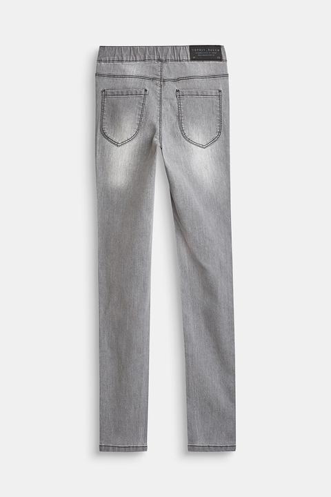 Graue Stretch Jeans Mit Gummizugbund From Esprit On 21 Buttons