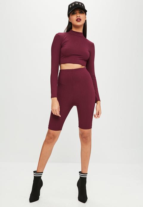 Carli Bybel X Missguided Burgundy 