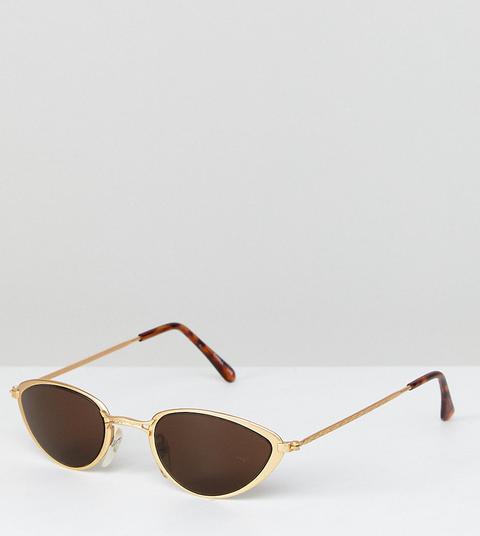Gafas De Sol De Ojos De Gato En Negro Con Lentes Amarillas Exclusivas En Asos De Reclaimed Vintage Inspired