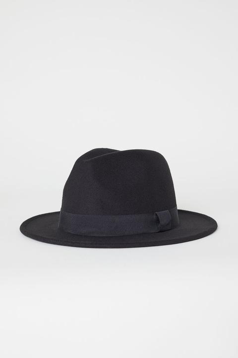 Felted Hat - Black