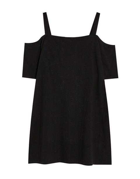 Vestito Corto Con Spalle Scoperte