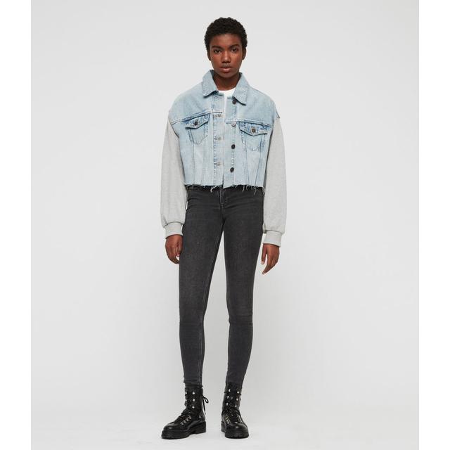 allsaints anders denim jacket