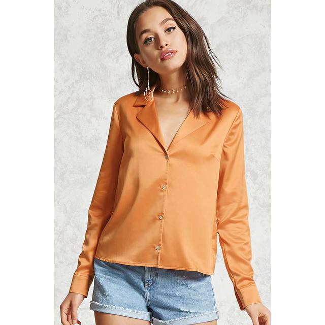 satin tops forever 21