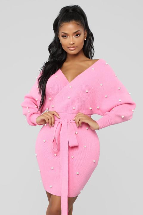 Happy Now Dress - Pink