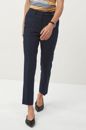 Womens Next Navy Taper Trousers
