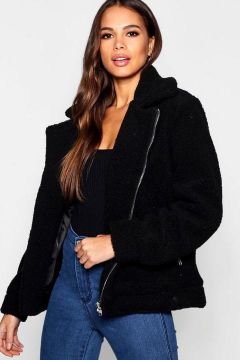 Tall Teddy Faux Fur Aviator