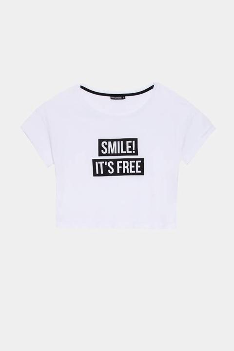 T-shirt Crop Smile