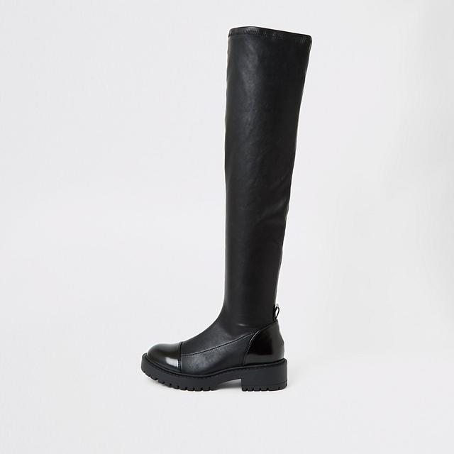 Knee Chunky Boots from River Island 