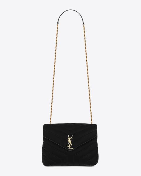 saint laurent loulou velvet bag