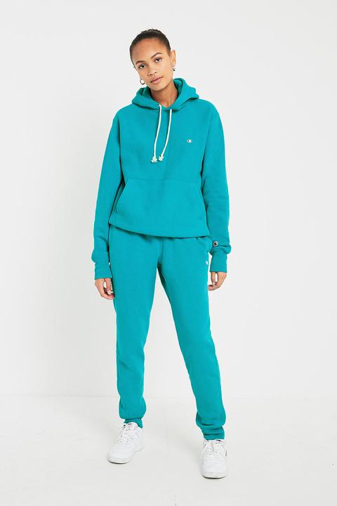 Champion + Uo Turquoise Reverse Weave Joggers - Womens S