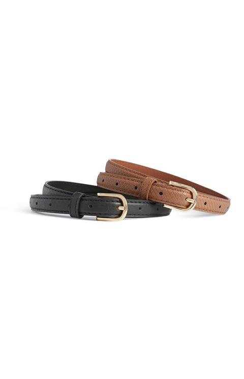 Skinny Belt 2pk