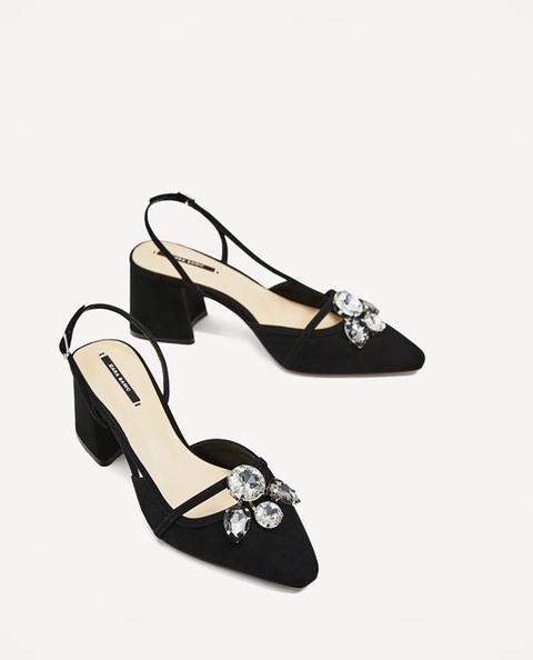 Zapato Tacón Destalonado Joya