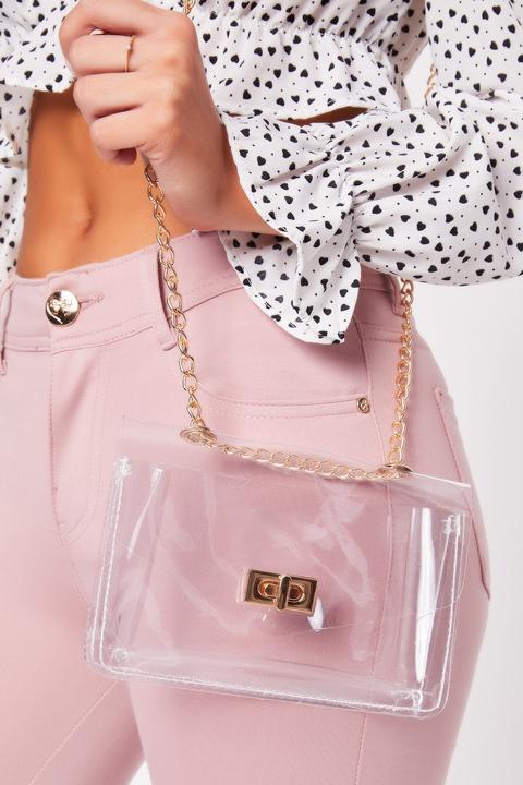 clear mini crossbody bag