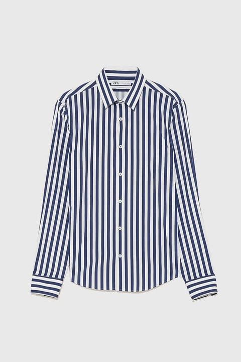 Striped Shirt from Zara on 21 Buttons