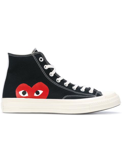 Comme Des Garçons Play X Converse - Play Converse Hi Tops