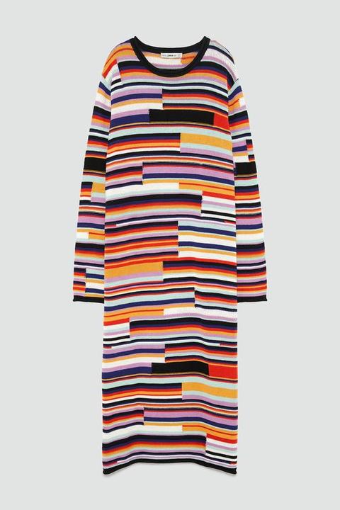 Vestito Mille Righe Fantasia Speciale