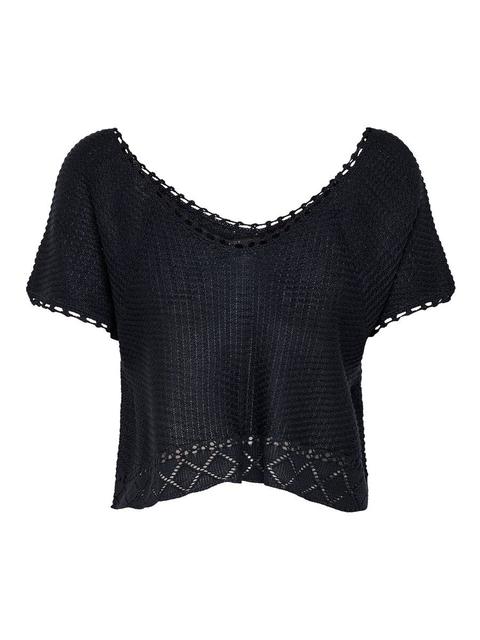 De Corte Cropped Top De Punto