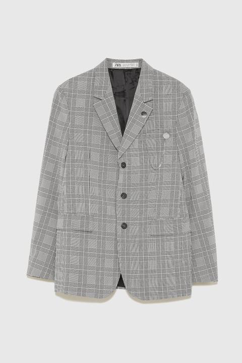 Blazer Cuadros Cadena