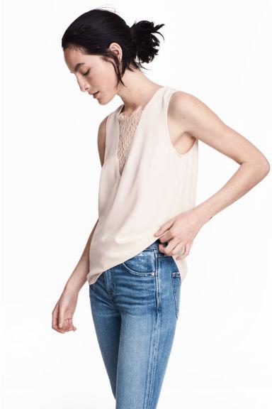 Top Con Scollo A V E Pizzo