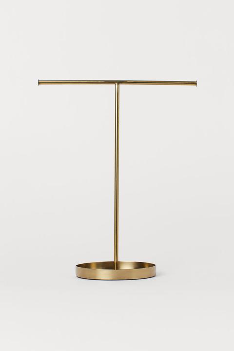 Colgador De Metal Para Joyas - Oro