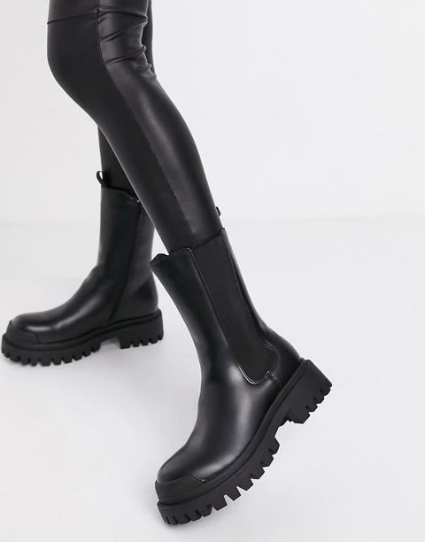 Missguided - Bottines Épaisses - Noir