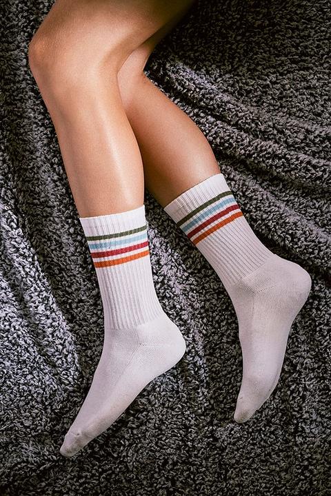 Retro Stripe Sport Socks - Womens All