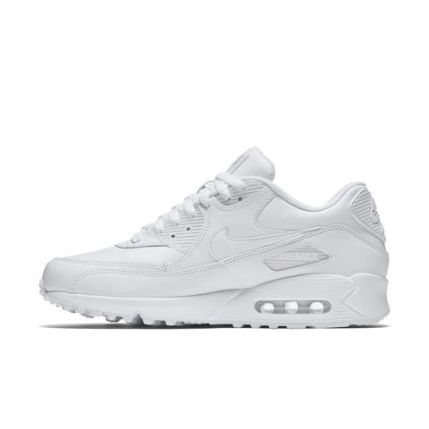 nike air max 90 all leather white