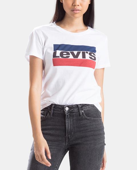 operador oriental en lugar Levi's - Camiseta De Mujer Con Logo Delantero Y Escote Redondo. de El Corte  Ingles en 21 Buttons