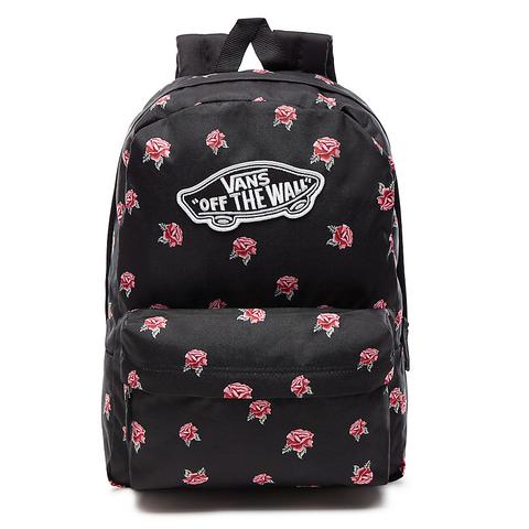 Vans Mochila Realm (black Rose) Mujer Negro