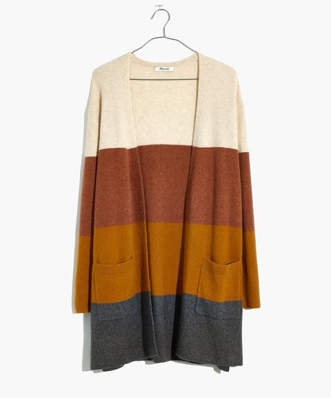 kent striped cardigan sweater in coziest yarn