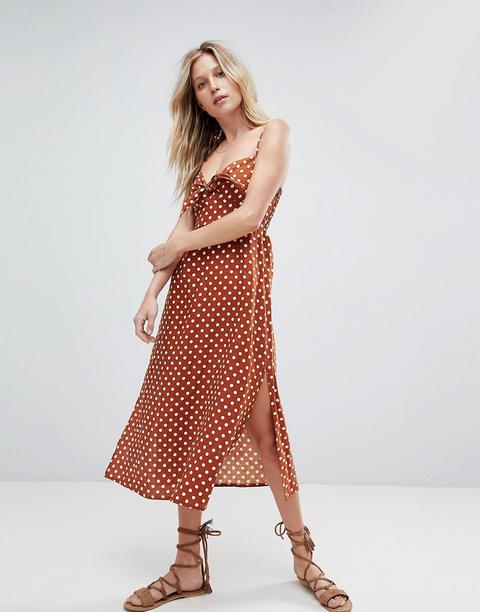 Vestido Midi De Lunares De Faithfull
