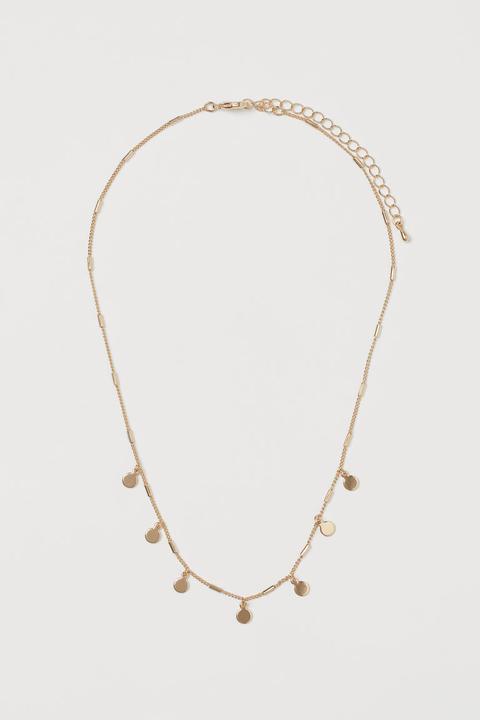 Collar Con Colgantes - Oro